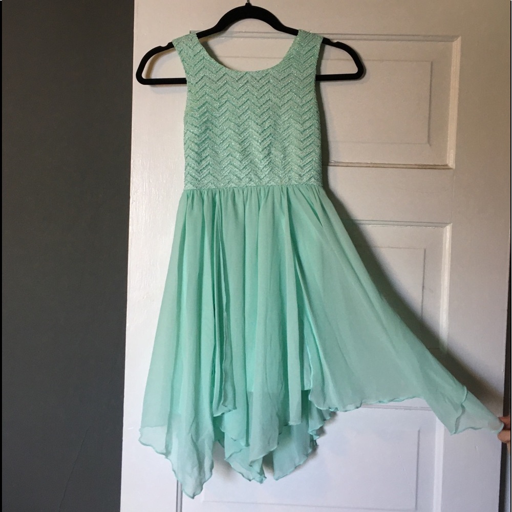 Light green/glue sleeveless dress